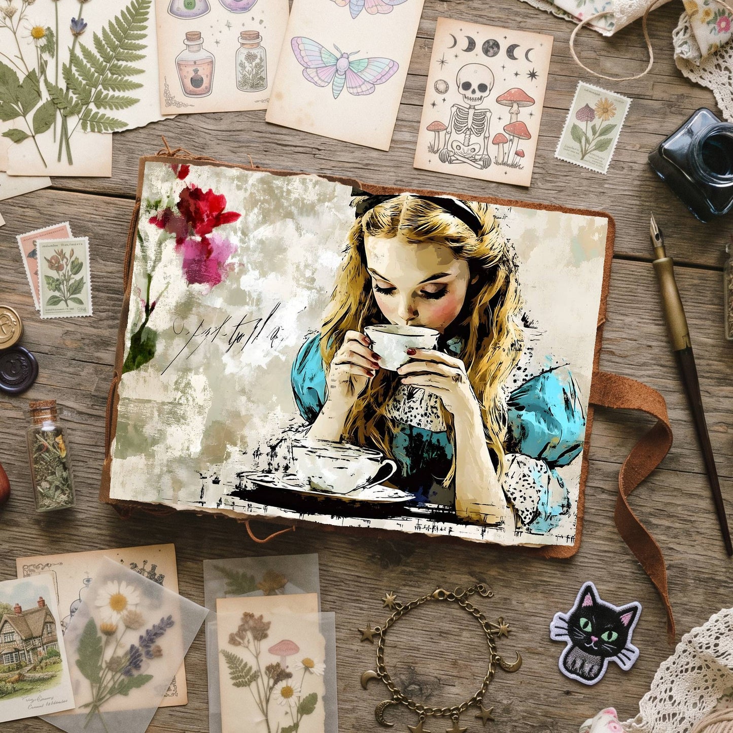 Alice In Wonderland Digital Papers