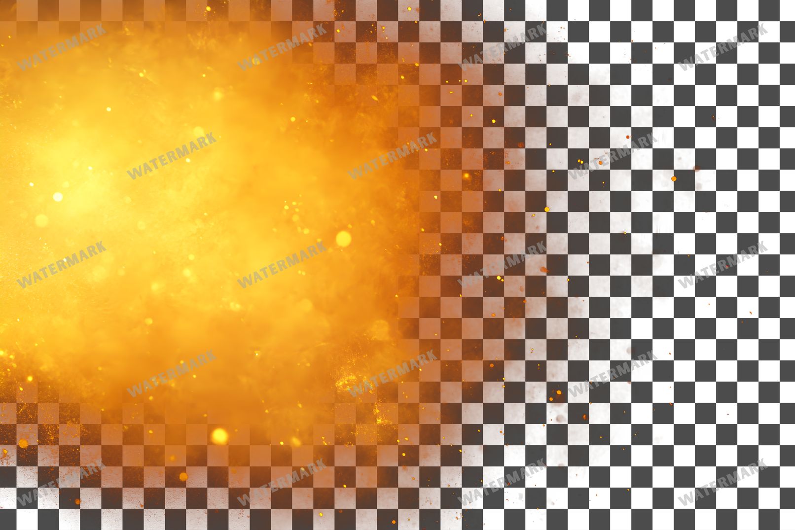 Amber Light Transparent Overlay Pngs
