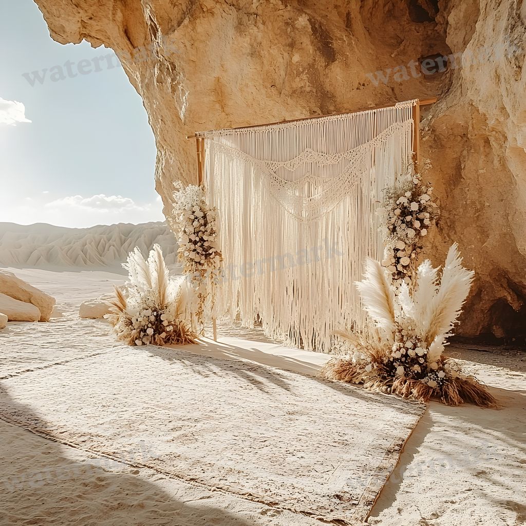 Bohemian Desert Backdrop Images