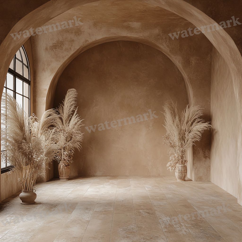 Boho Arches Backdrop Images