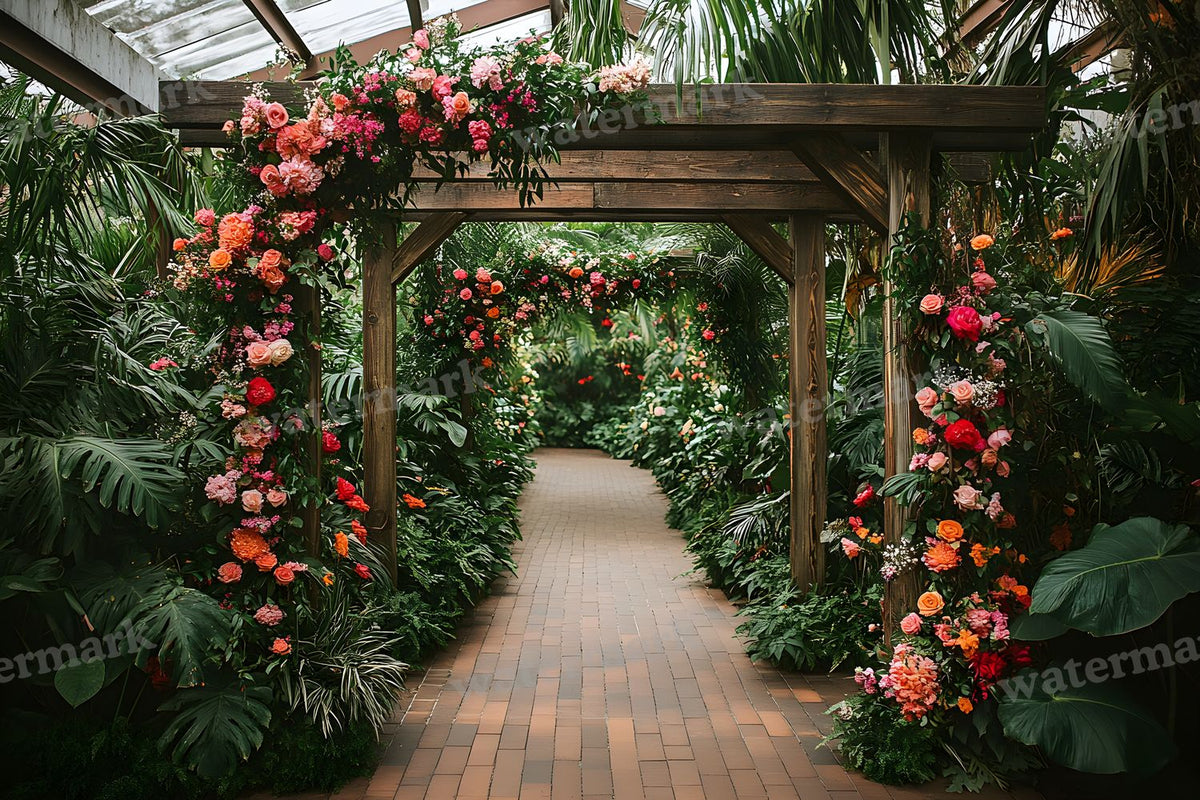 Botanical Wedding Backdrop Images