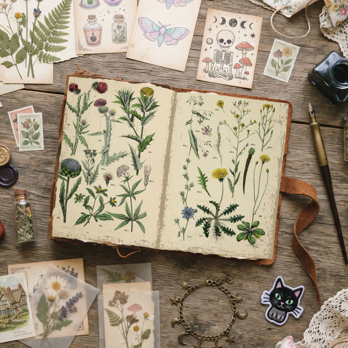 Botanical Digital Papers