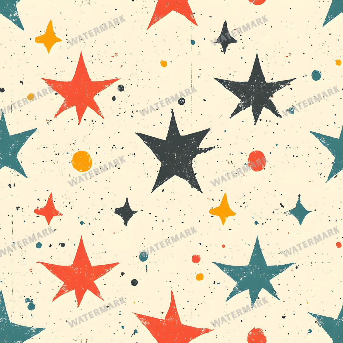 Celestial Seamless Pattern