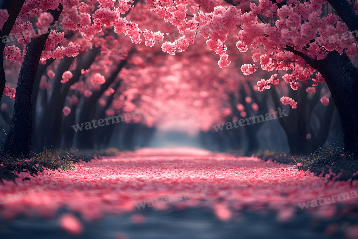 Cherry Blossom Serenity Backdrop Images