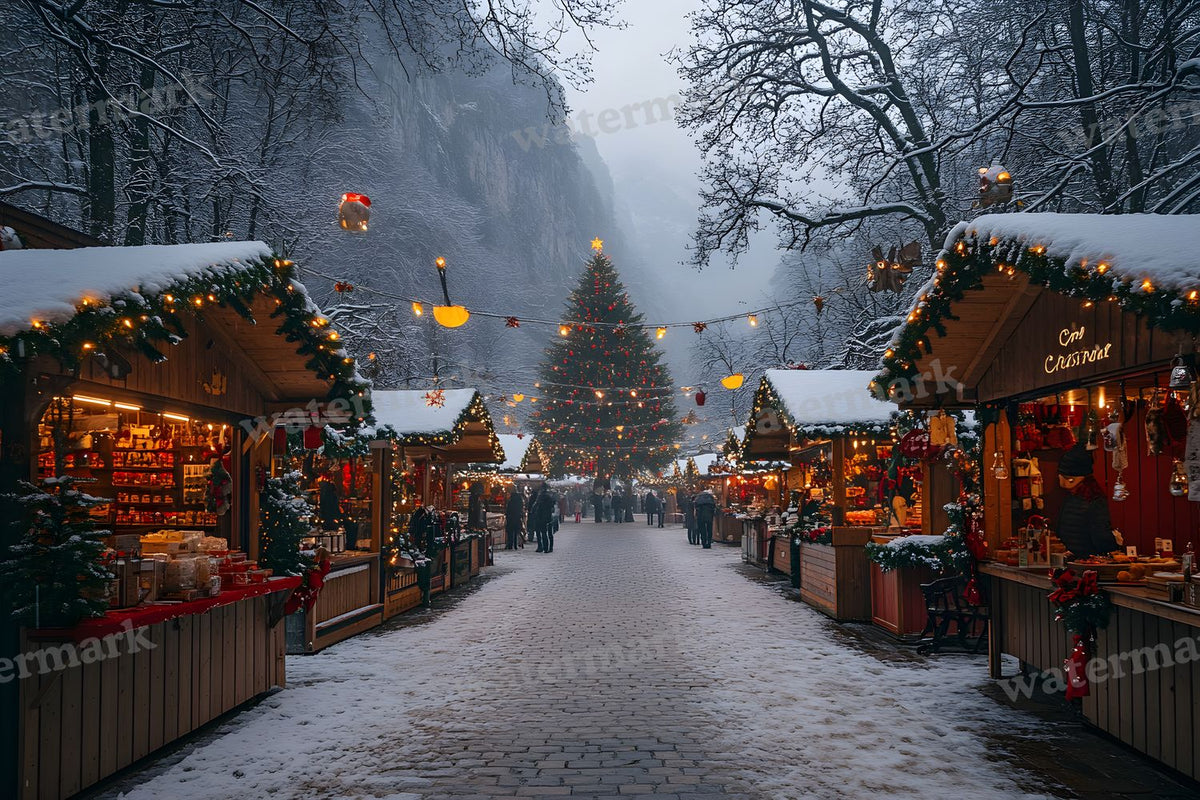 Classic Christmas Backdrop Images