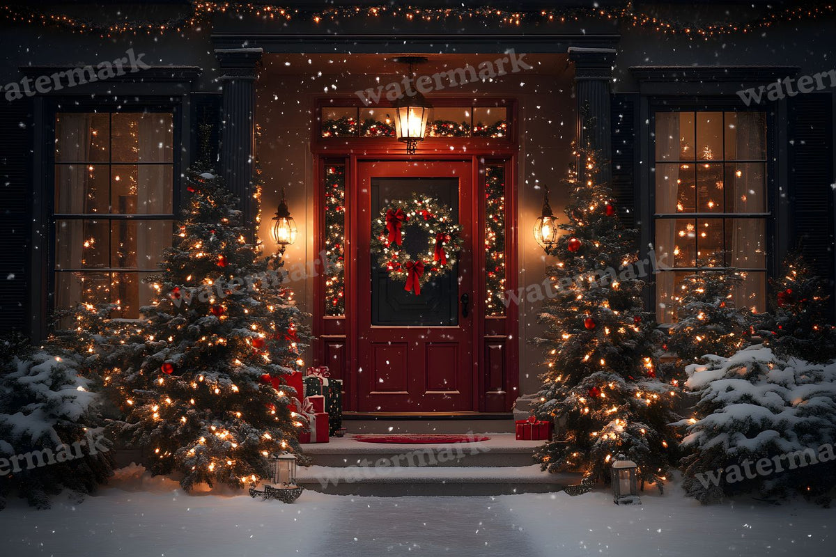Classic Christmas Backdrop Images