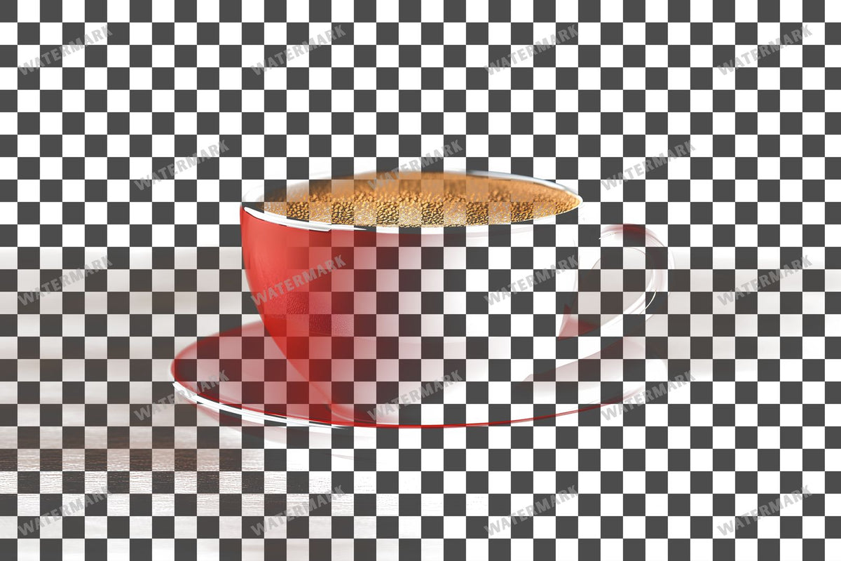 Coffee Cup PNG overlay on a transparent checkered background, preview 18