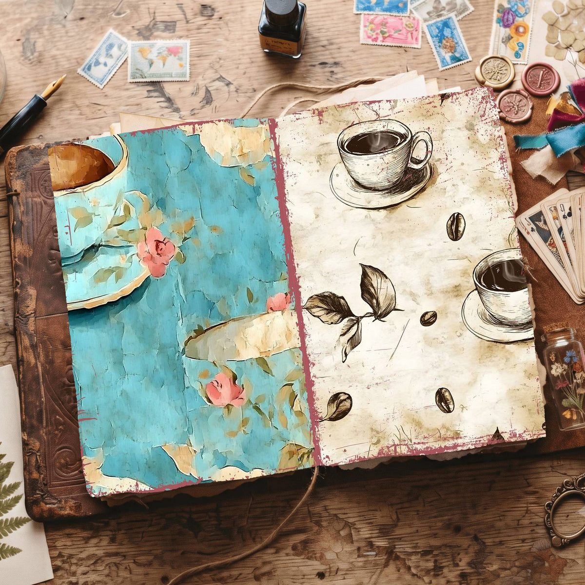 Coffee Digital Papers