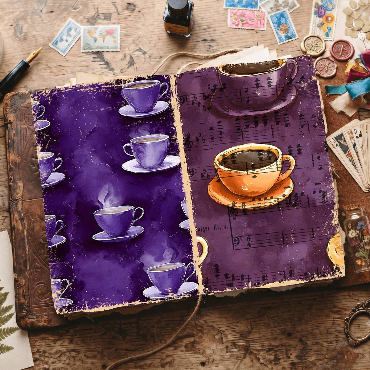 Coffee Digital Papers