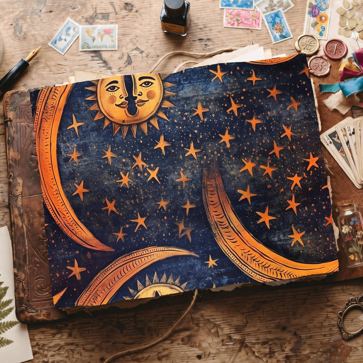 Copper Moon Digital Papers
