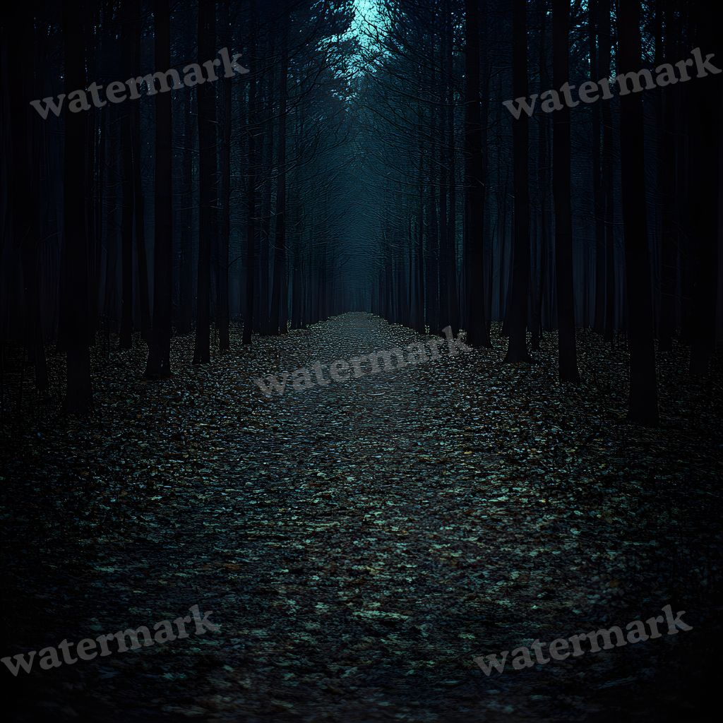 Dark Spooky digital photo backdrop for photo editing, preview 17