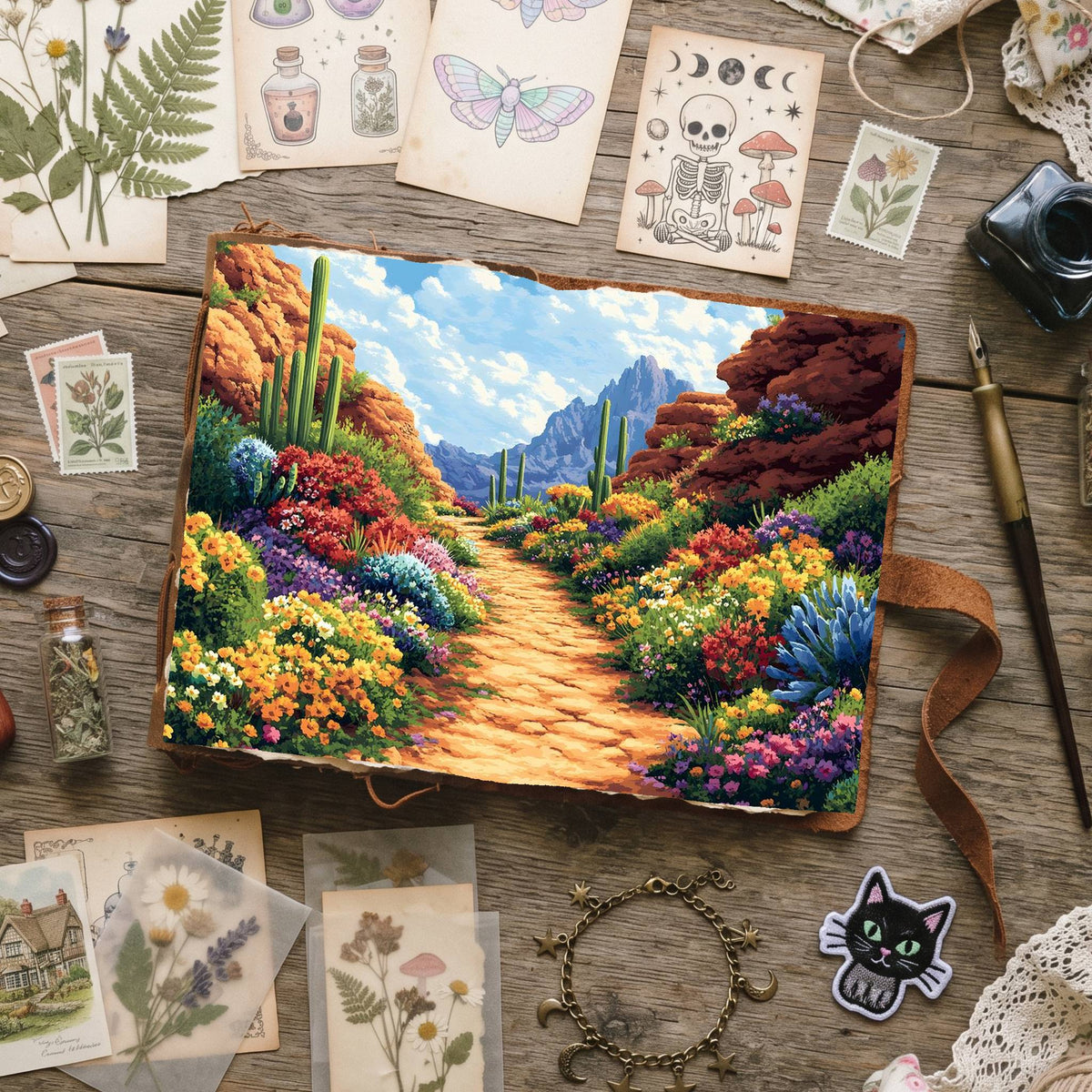 Desert Botanical Digital Papers