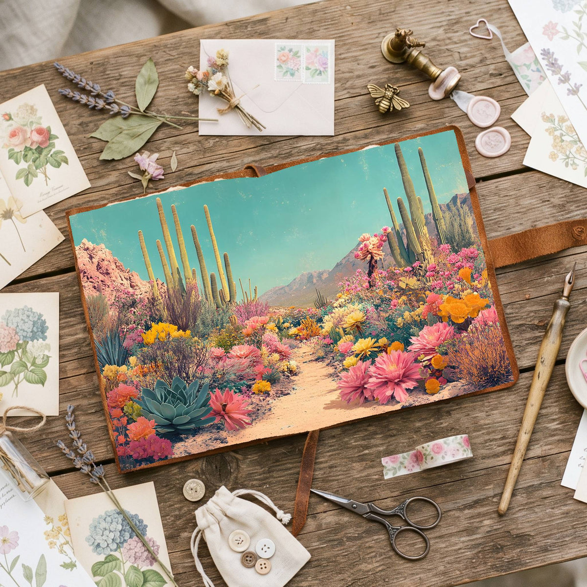 Desert Botanical Digital Papers