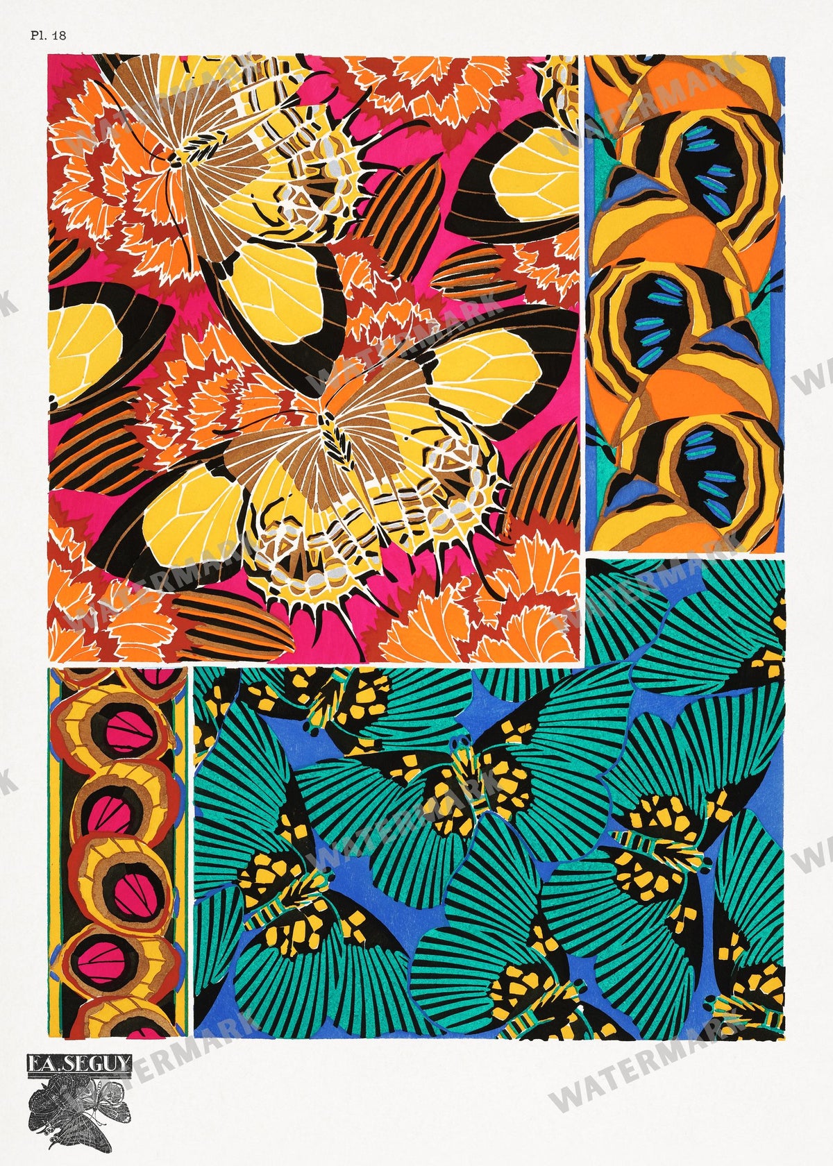 E A Seguy Vintage Prints