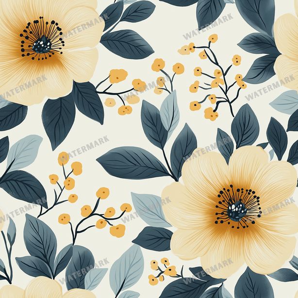 Floral Seamlesss Seamless Pattern