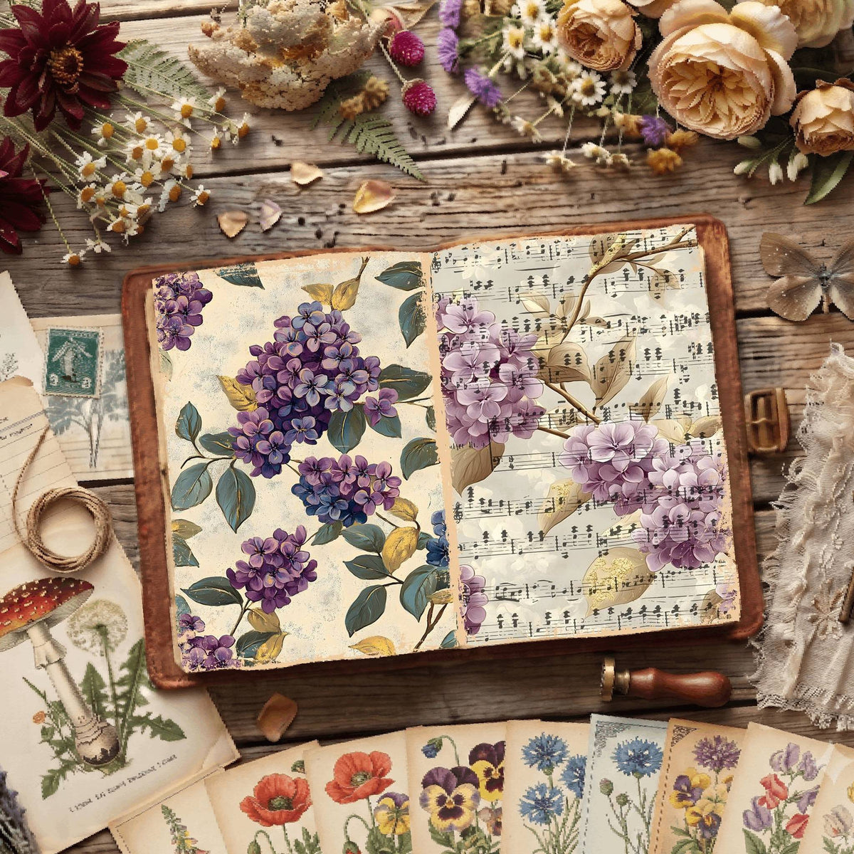 Floral Digital Papers