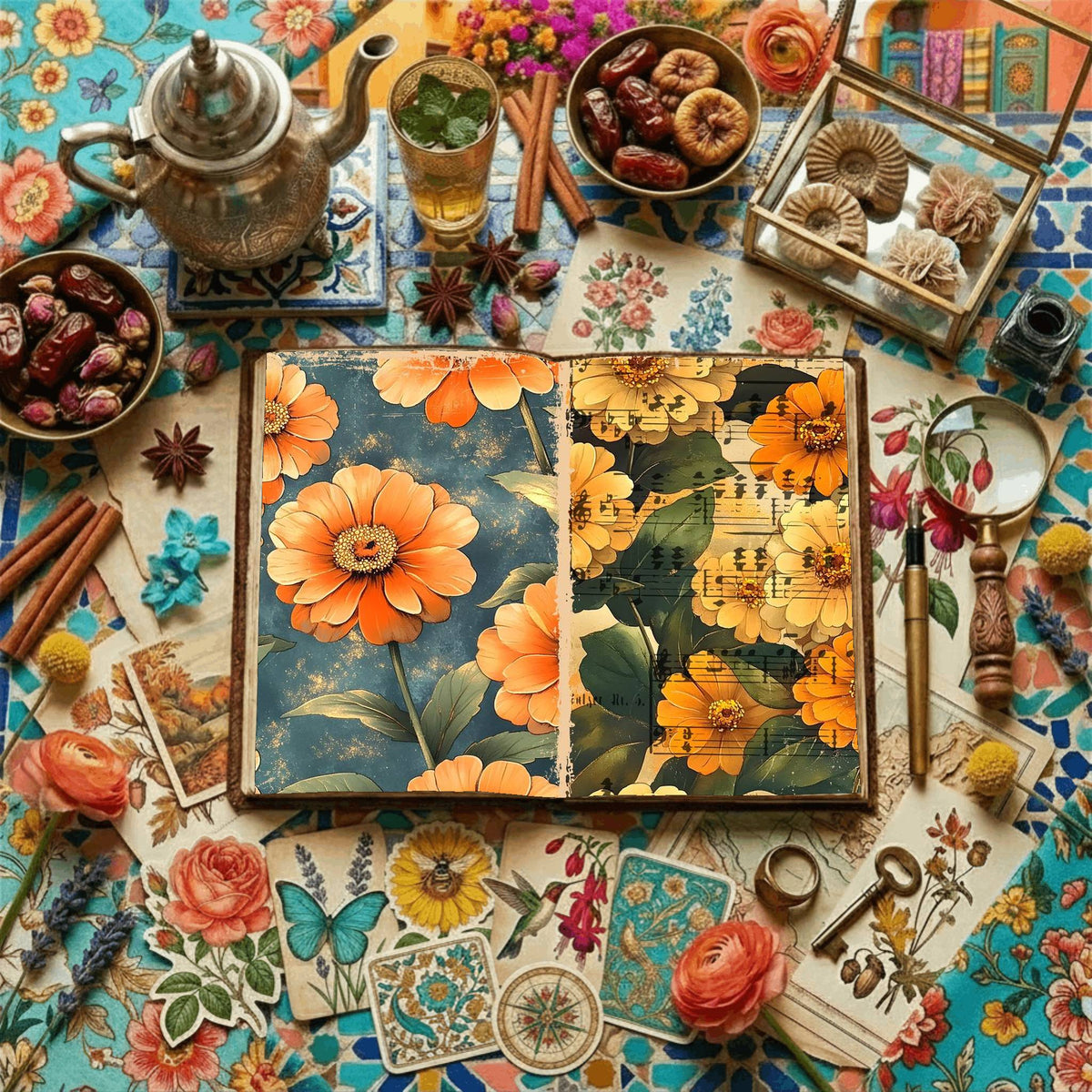 Floral Digital Papers