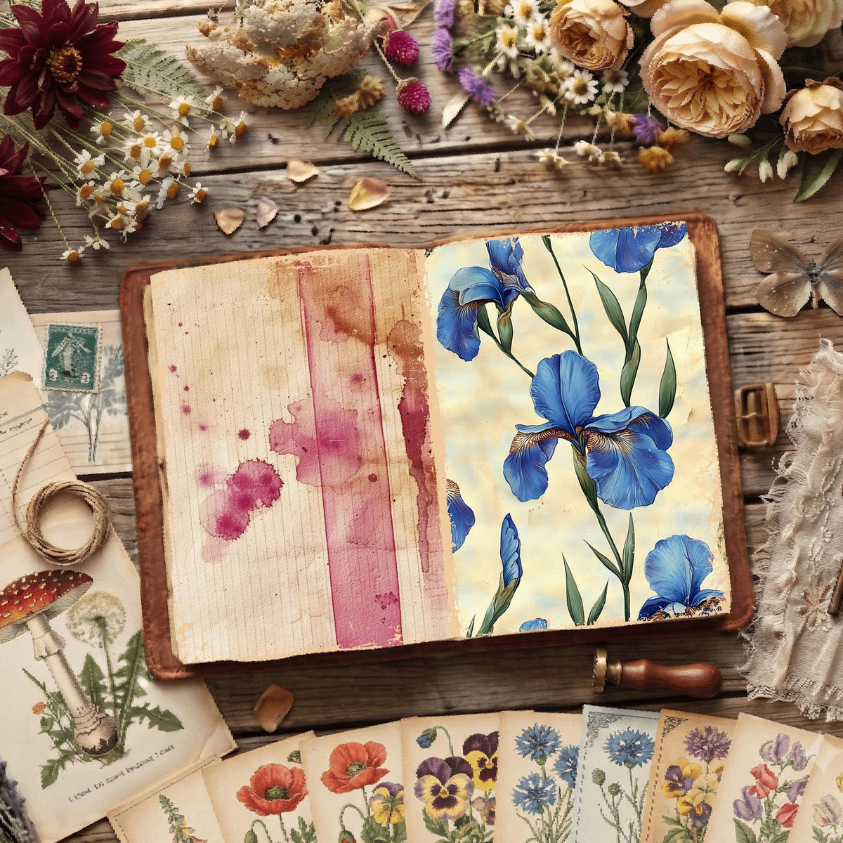 Floral Digital Papers