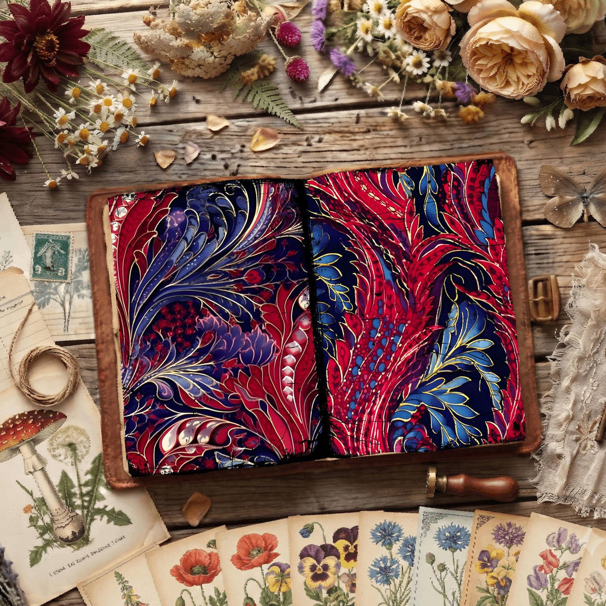 Floral Digital Papers
