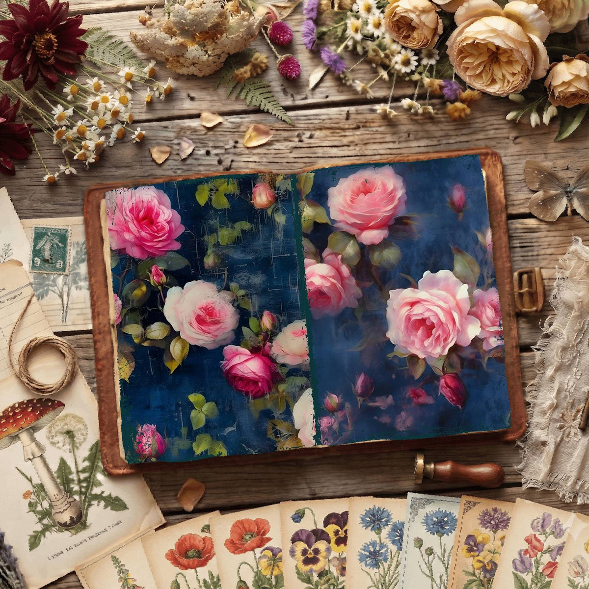 Floral Digital Papers
