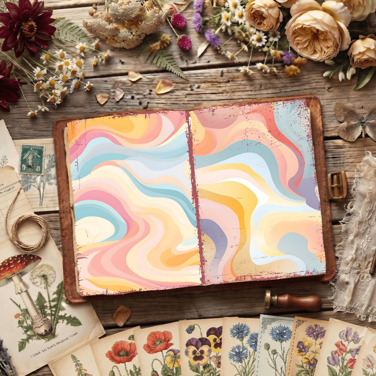 Floral Digital Papers