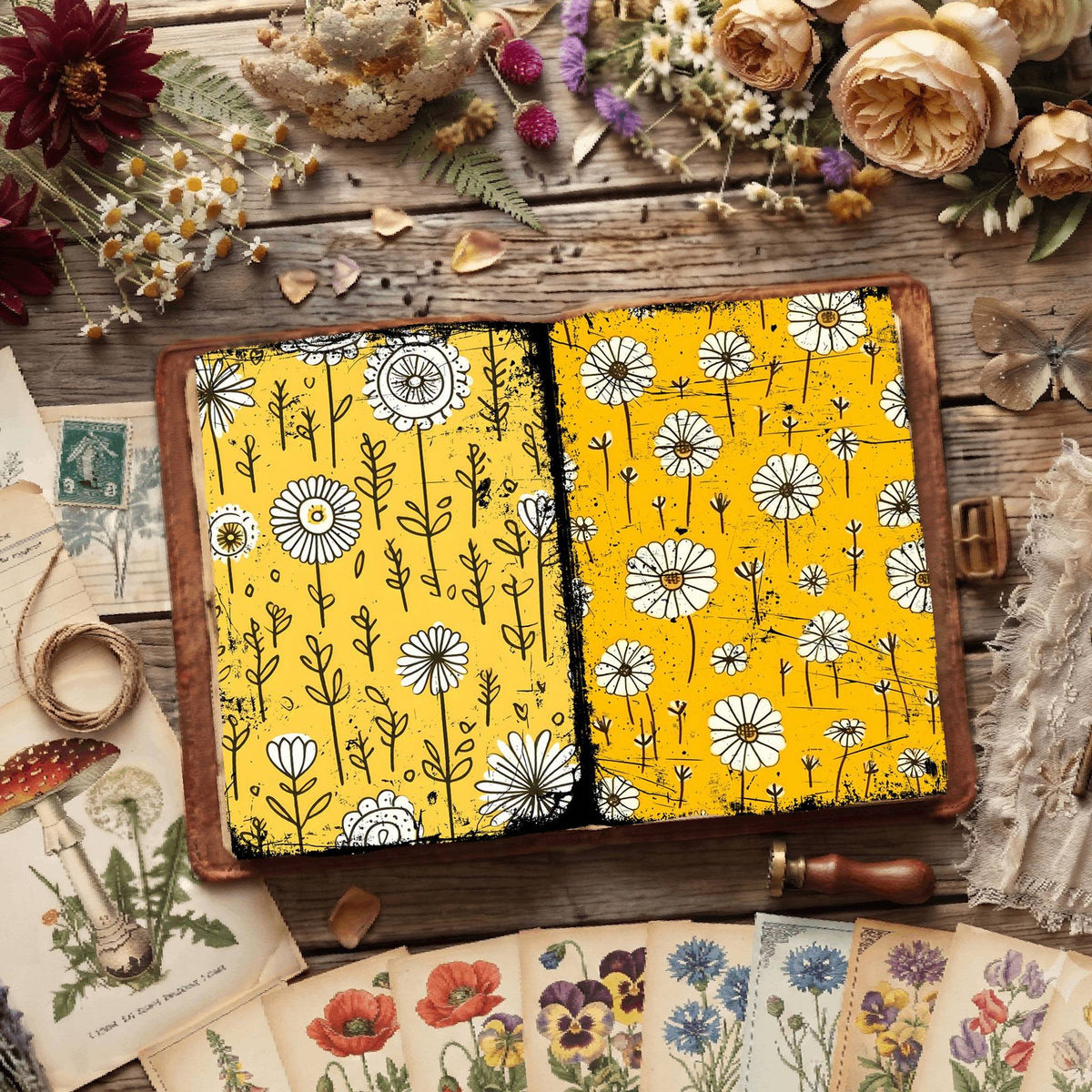 Floral Digital Papers