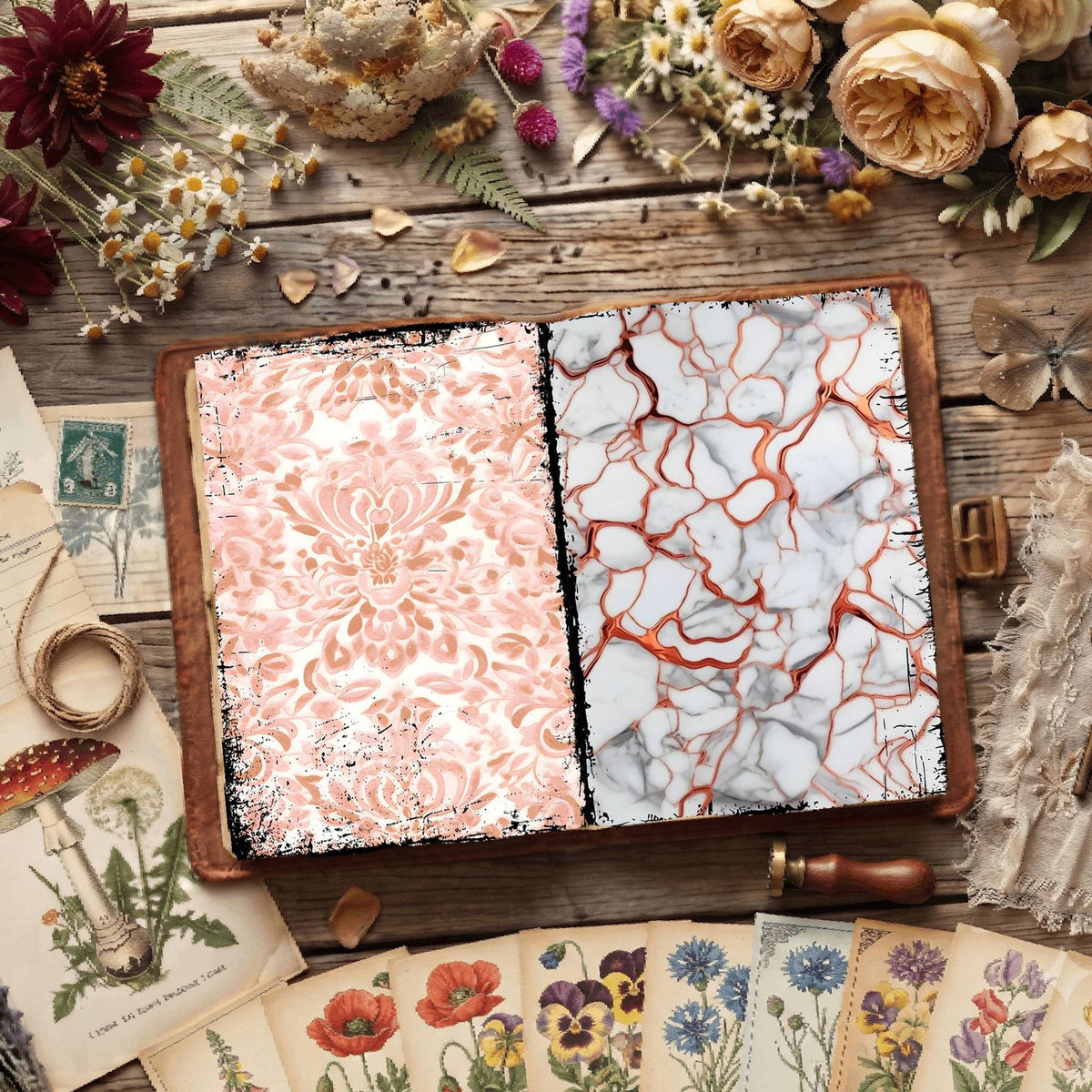 Floral Digital Papers
