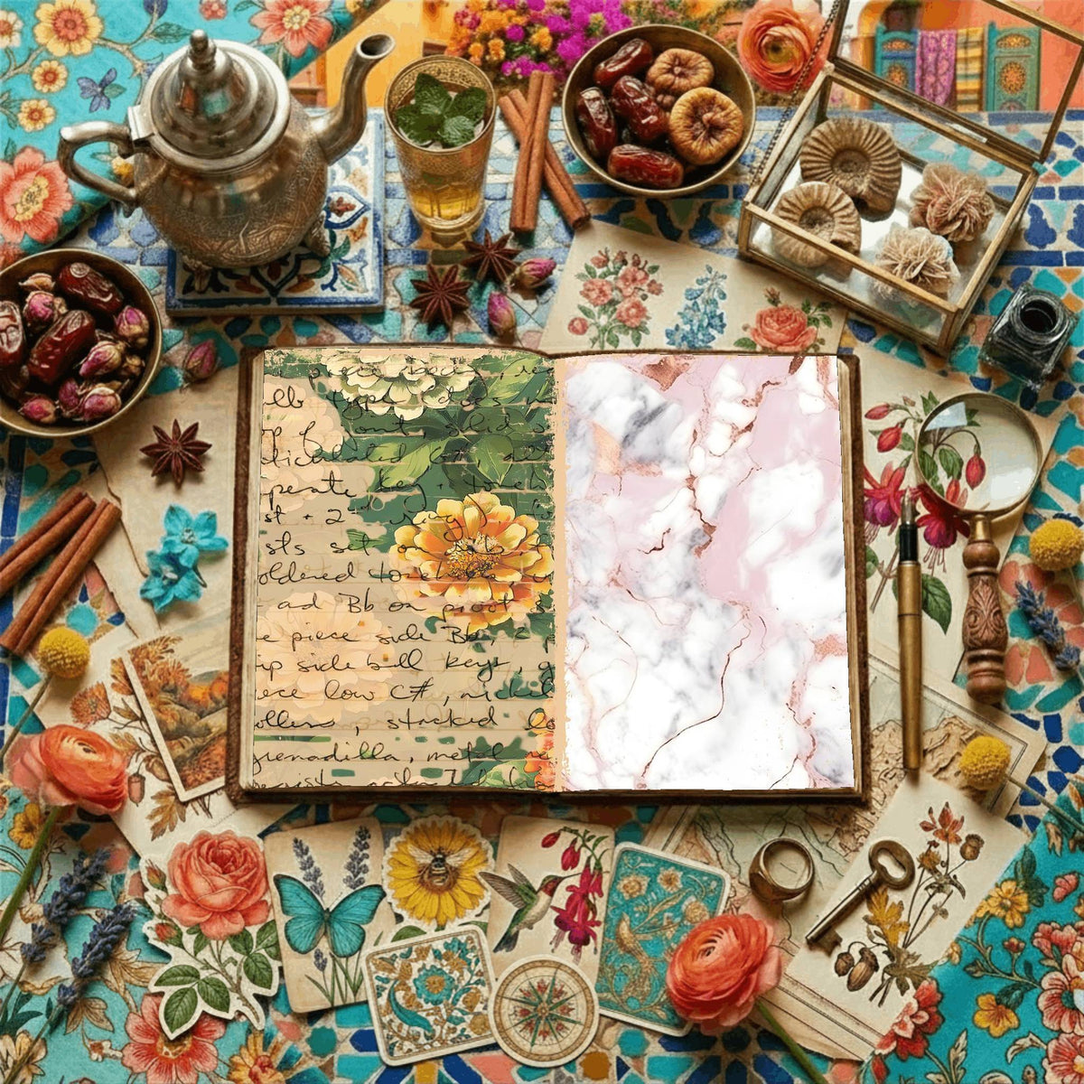 Floral Digital Papers