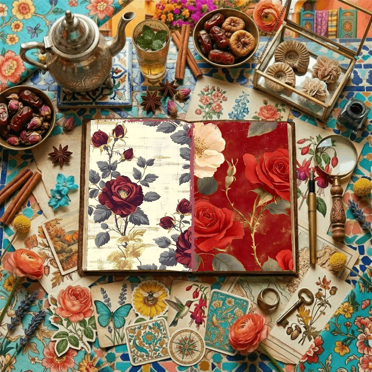 Floral Digital Papers