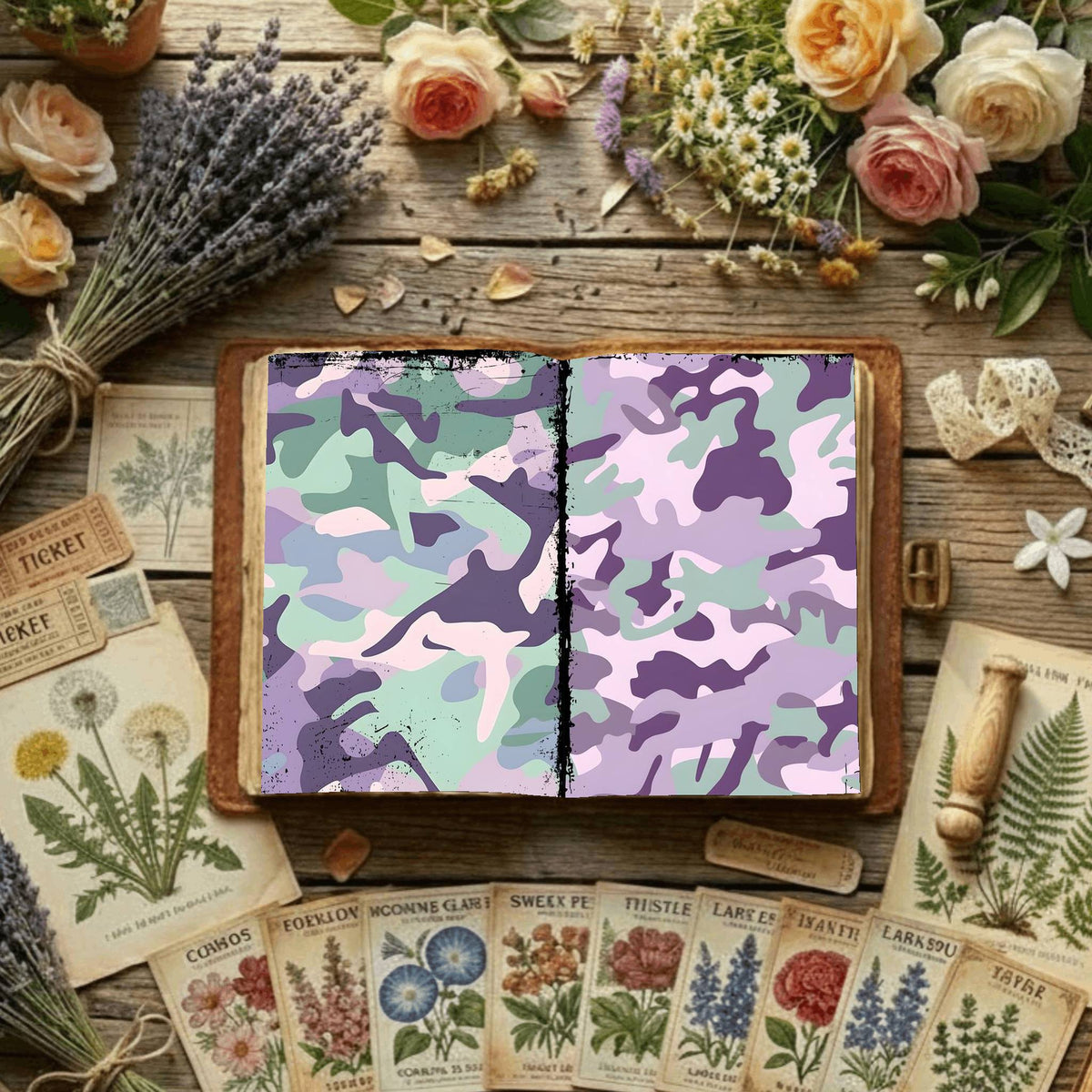Floral Digital Papers