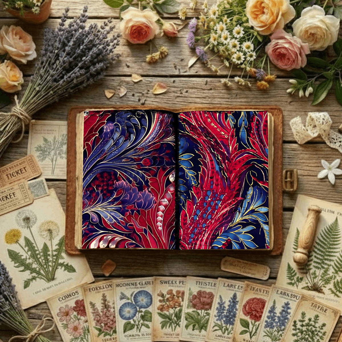 Floral Digital Papers