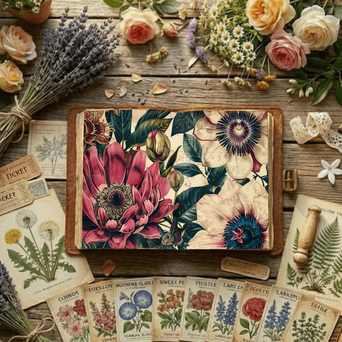 Floral Digital Papers