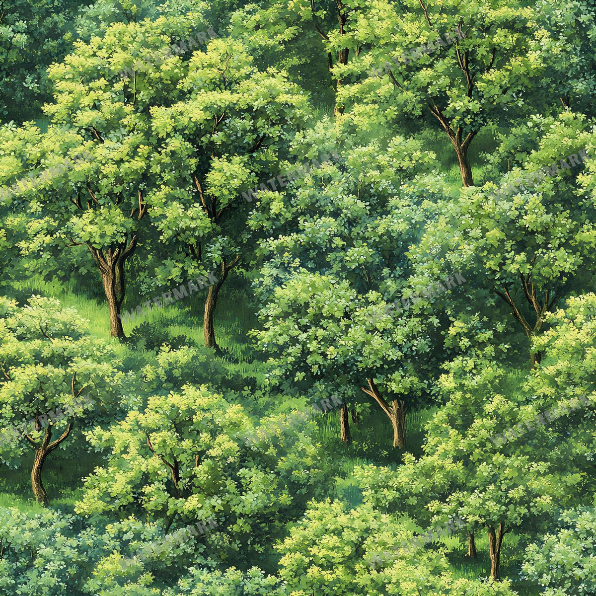 Forest Seamless Pattern