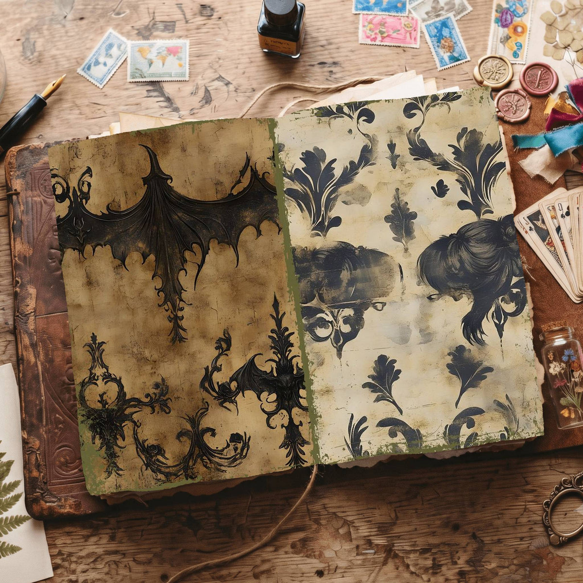 Gothic Digital Papers