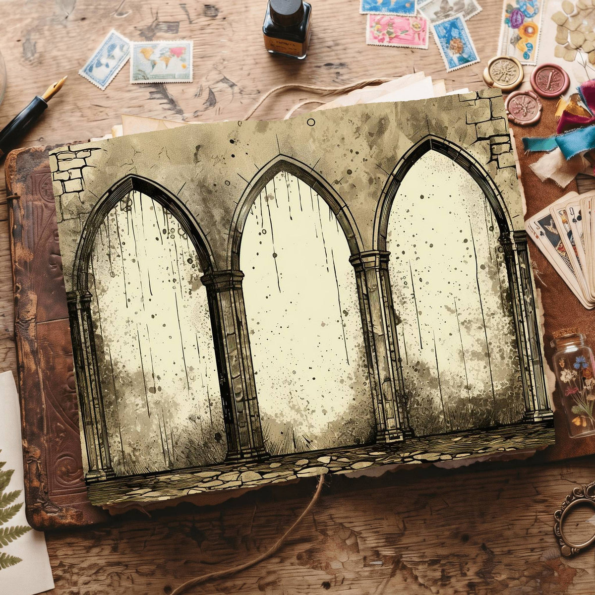 Gothic Digital Papers