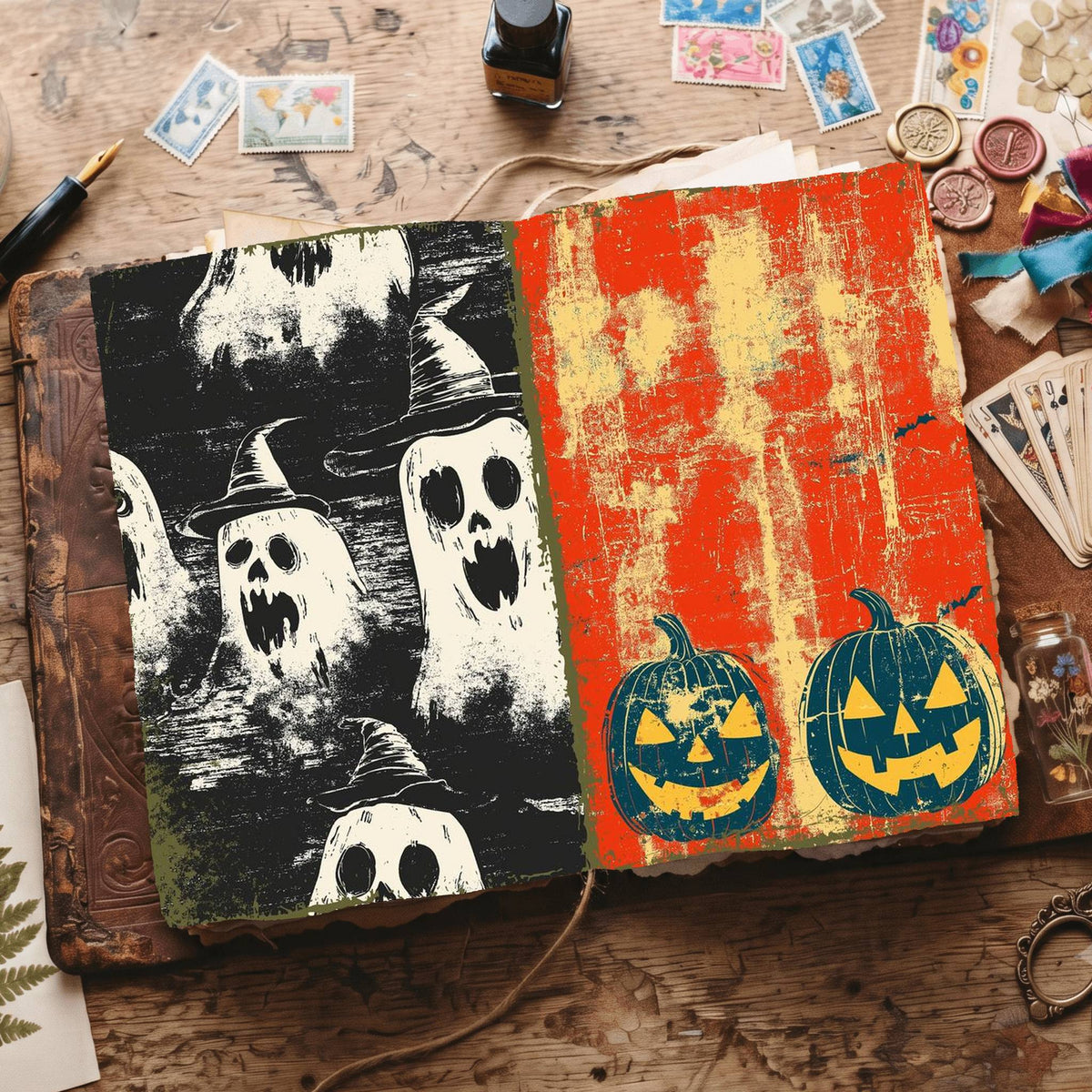Halloween Digital Papers