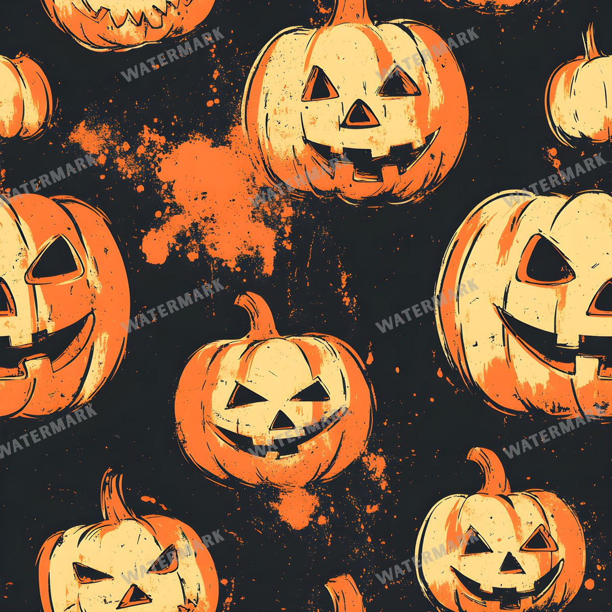 Halloween Seamless Pattern