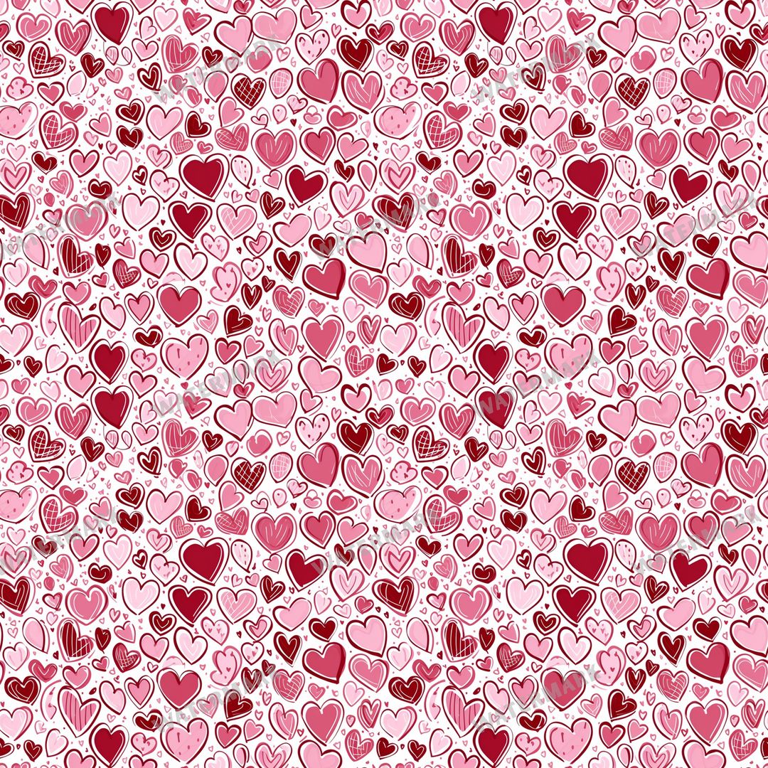 Hearts Seamless Pattern
