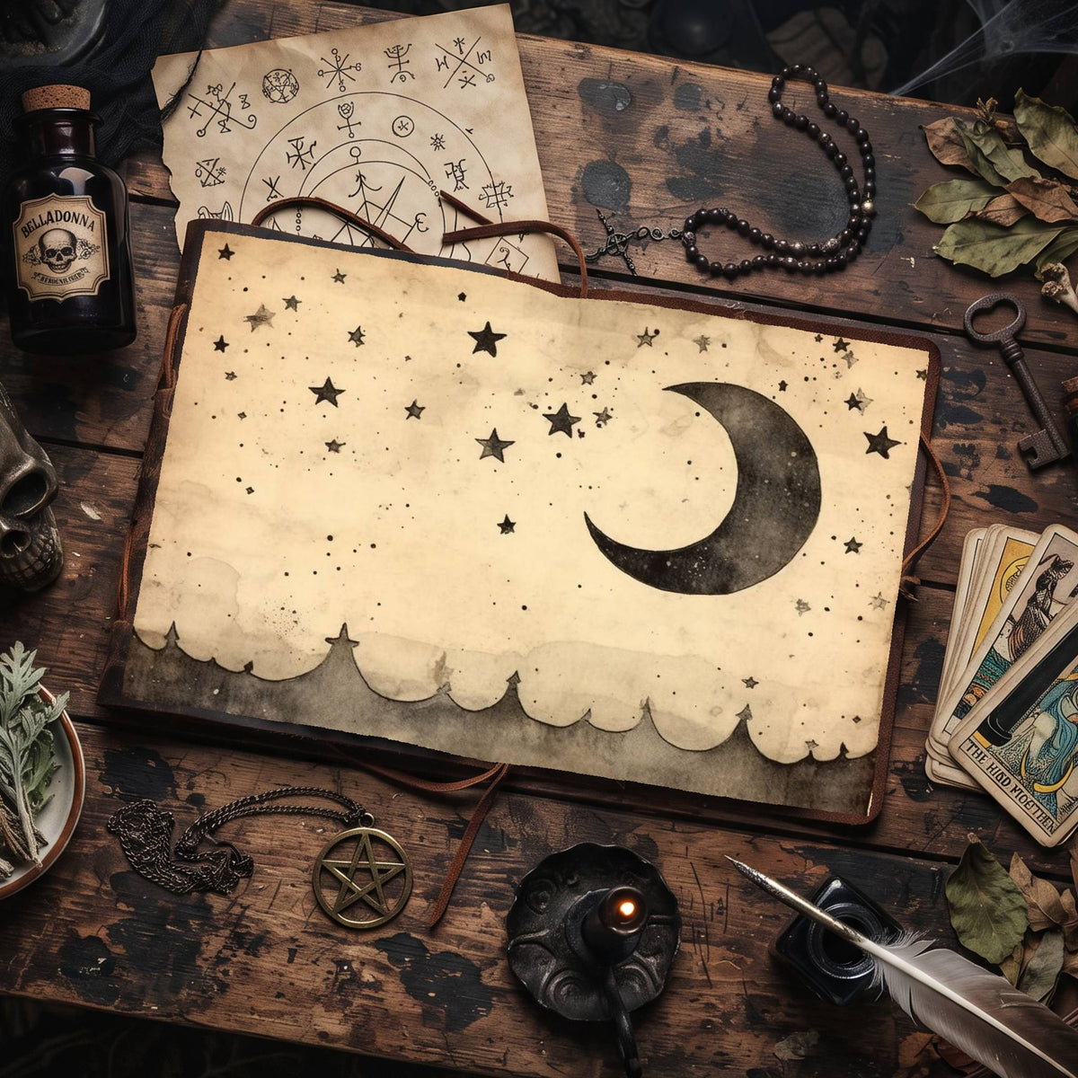 Ink Moon Digital Papers