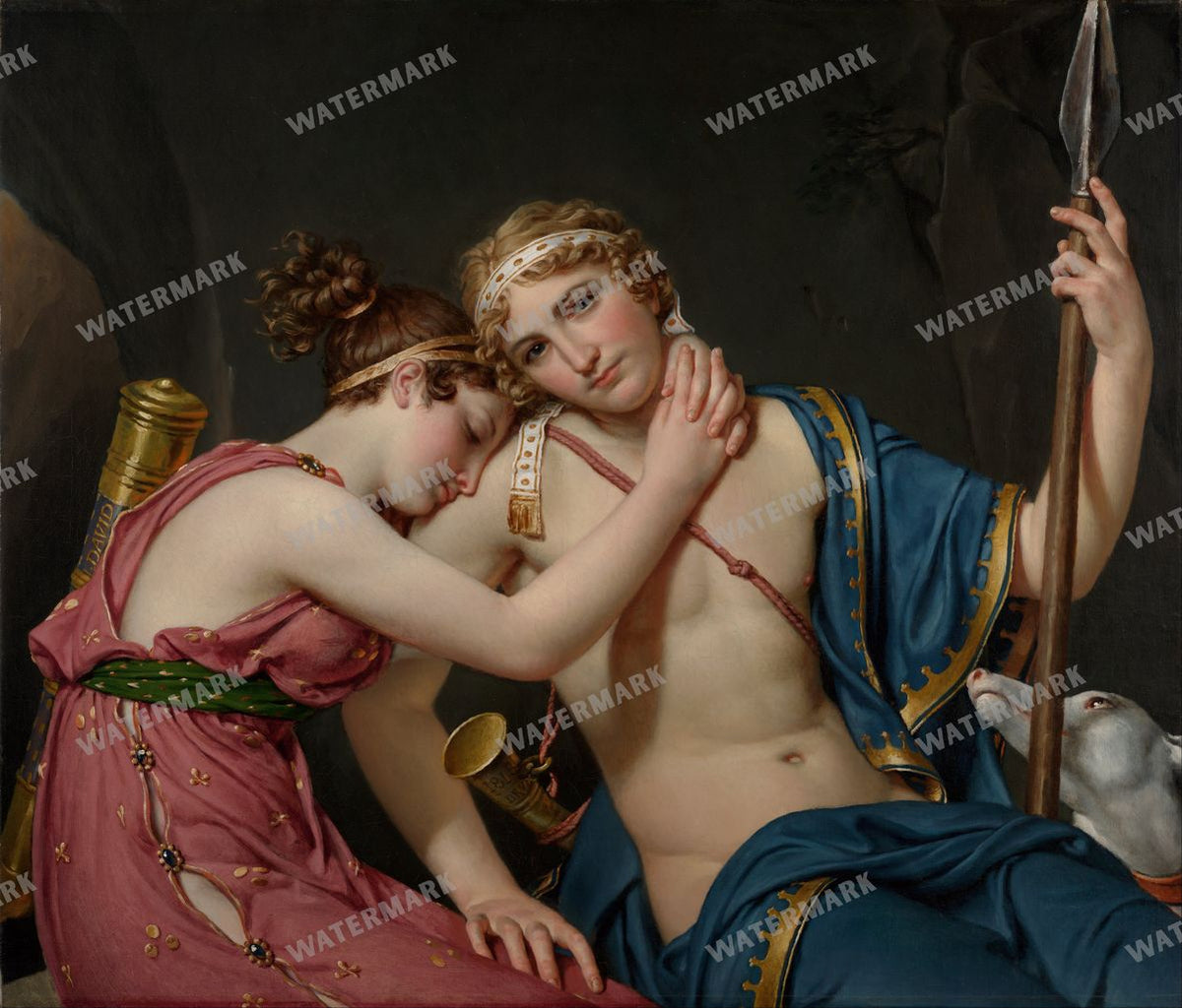 Jacques Louis David Vintage Paintings