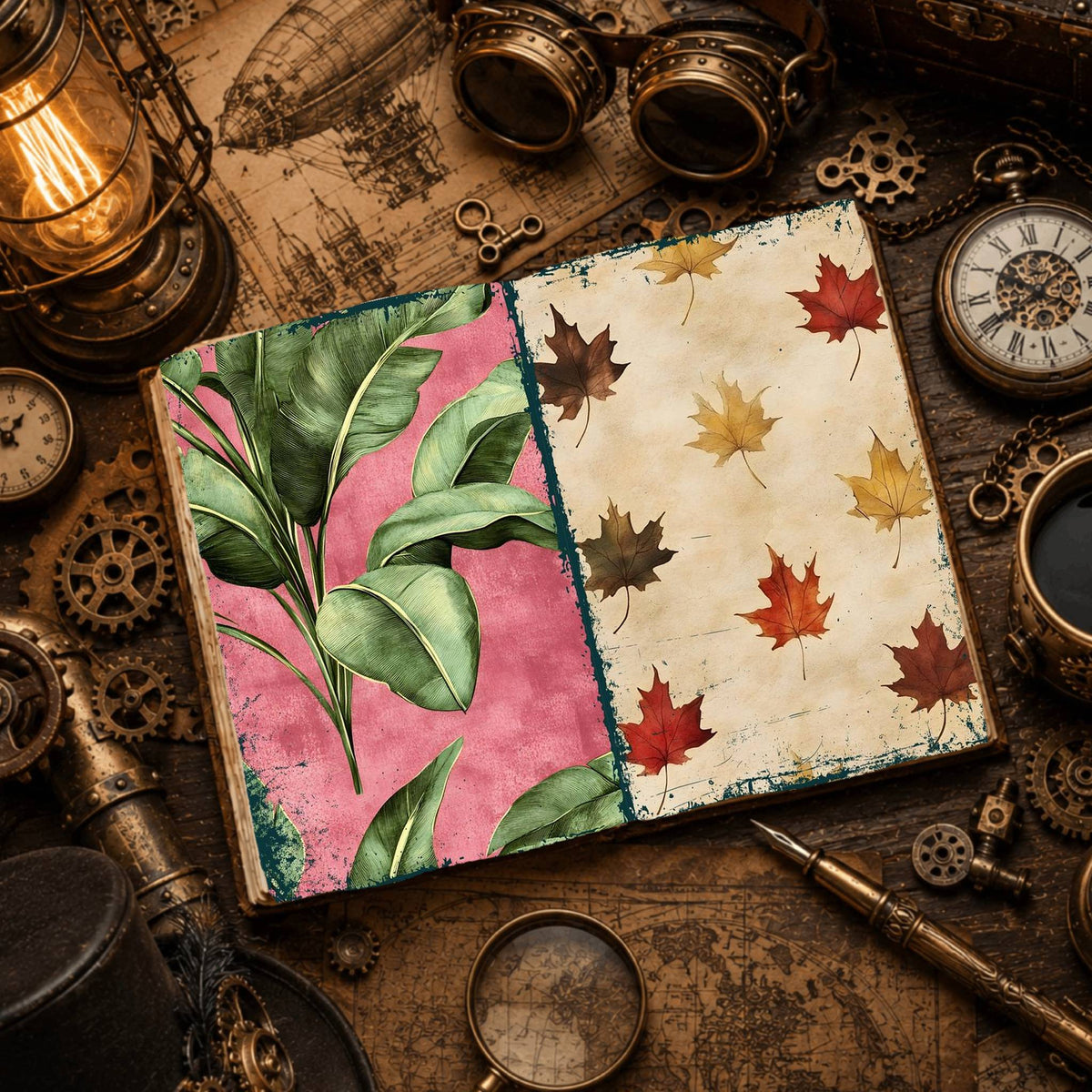 Leafy Digital Papers