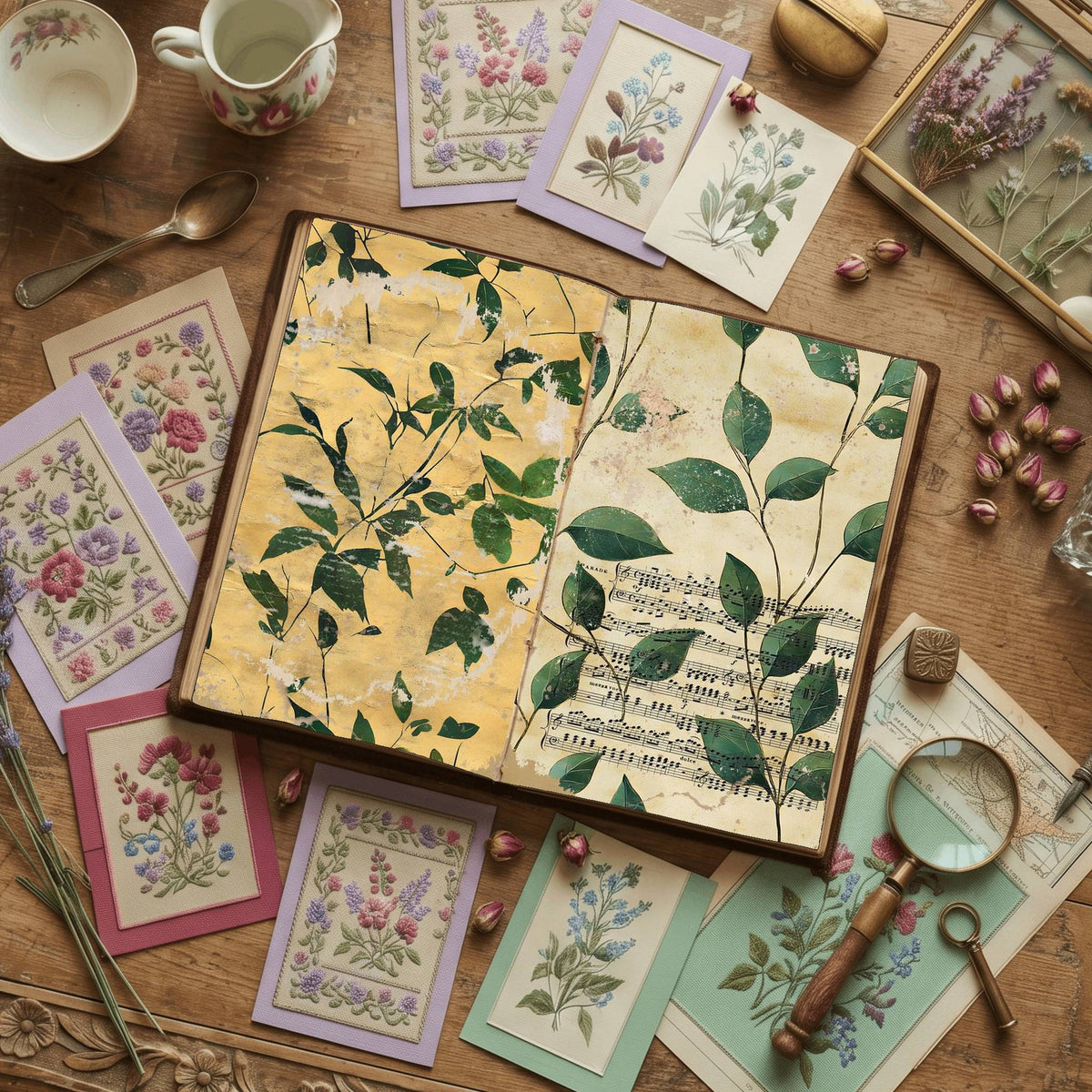 Leaves Digital Papers