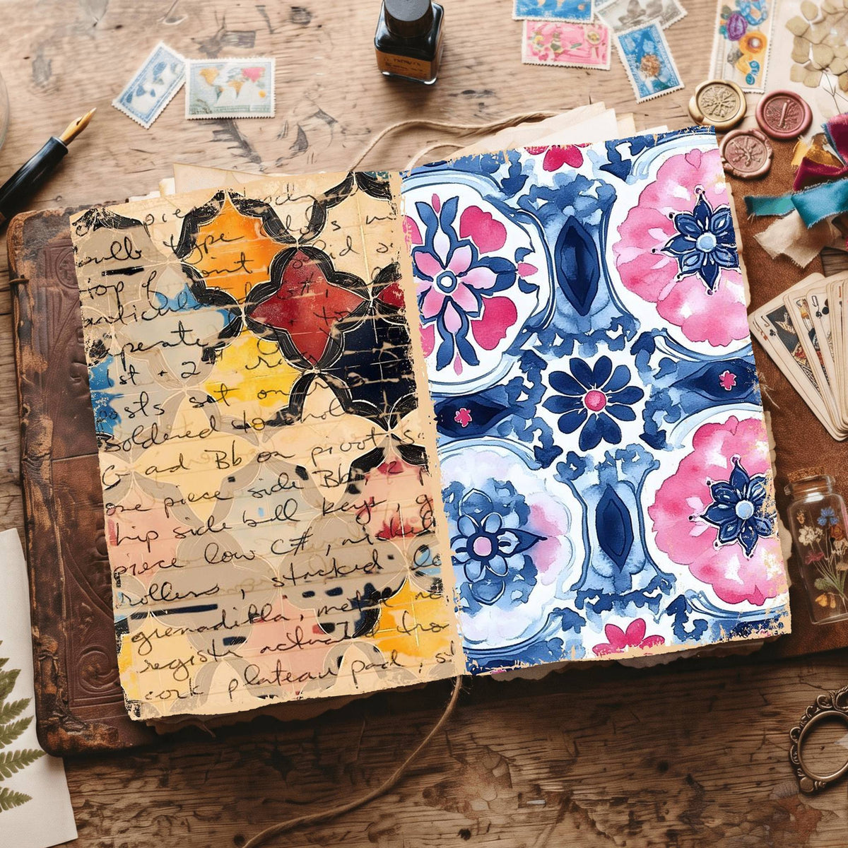 Moroccan Pattern Digital Papers