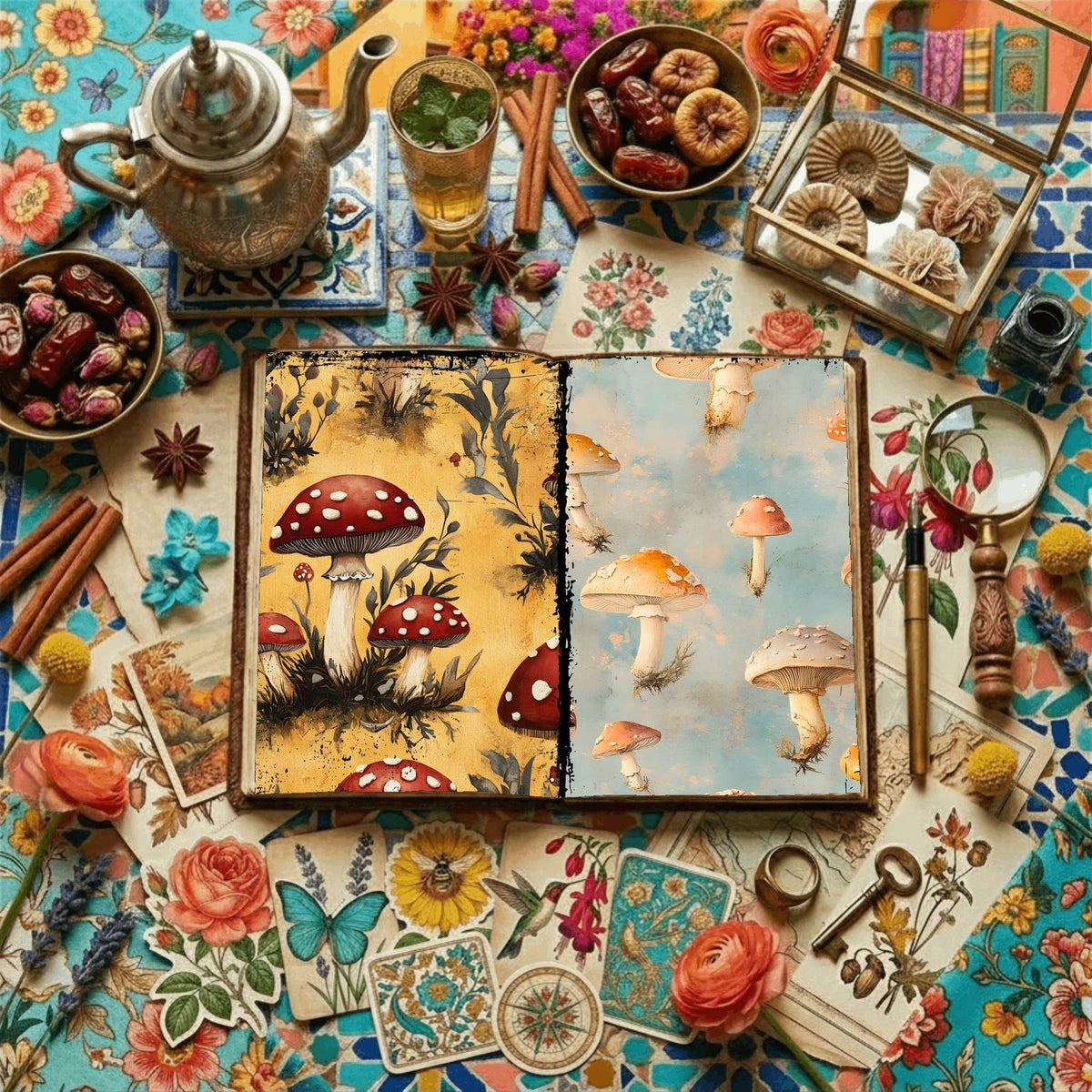 Mushroom Digital Papers
