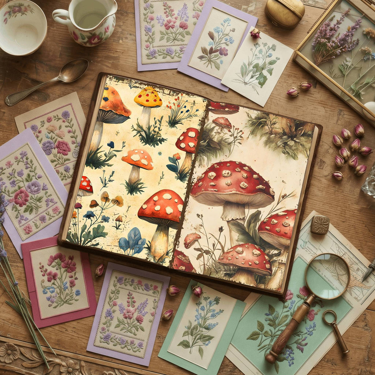 Mushroom Digital Papers