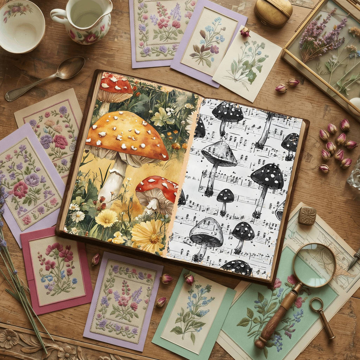 Mushroom Digital Papers