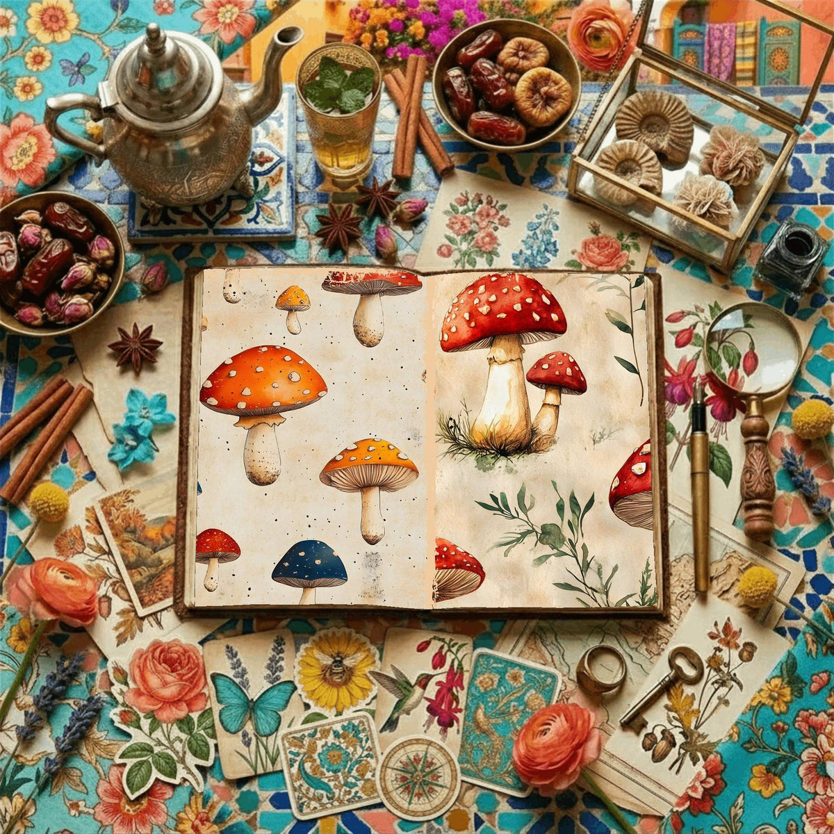 Mushroom Digital Papers