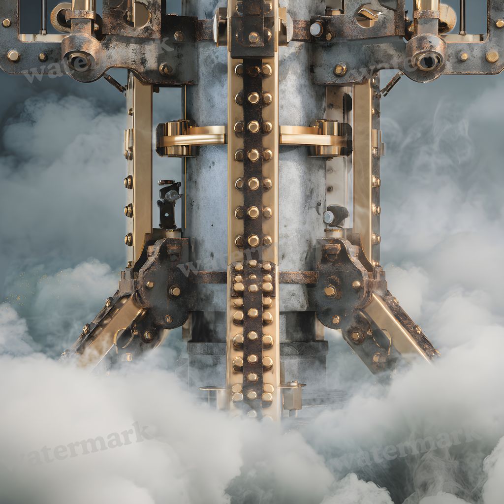 Steampunk Machine Frame Backdrop Images