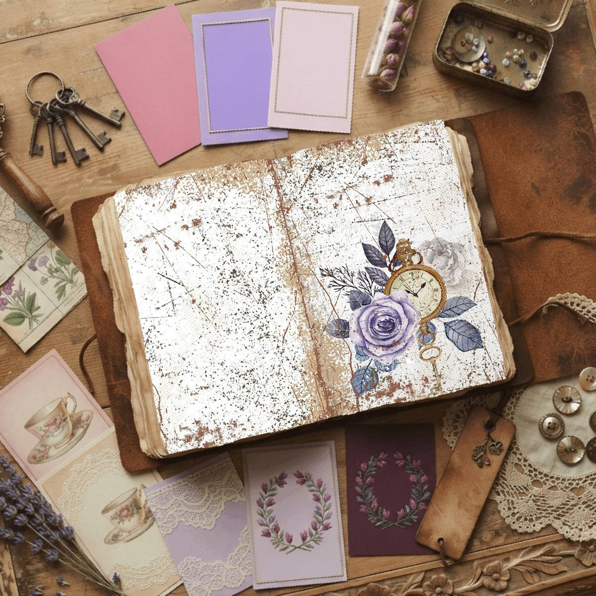Steampunk Digital Papers
