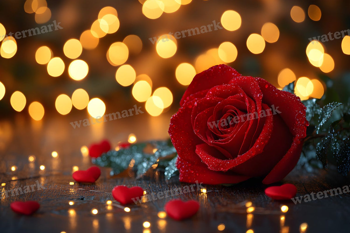 Valentine digital photo backdrop for photo editing, preview 17